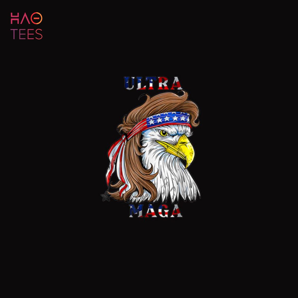 FREE shipping Ultra Maga get over it flag eagles US shirt, Unisex