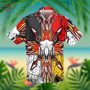 Bison Arrow Native American Hawaiian Shirt 3D