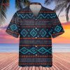 Seamless Geometric Pattern Hawaiian Shirt 3D