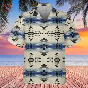 Seamless Geometric Pattern Hawaiian Shirt 3D