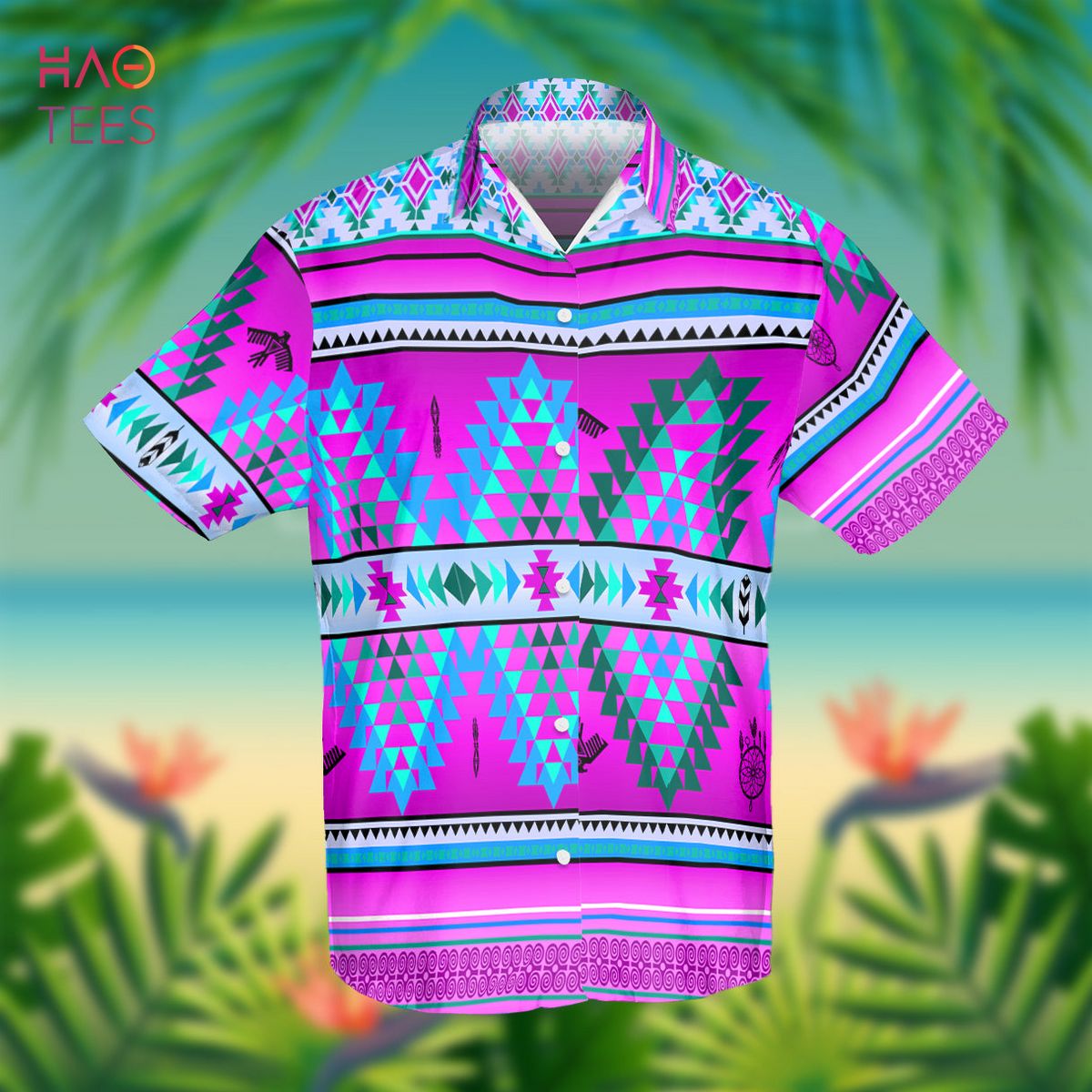 Native American Hawaiian Shirt 3D