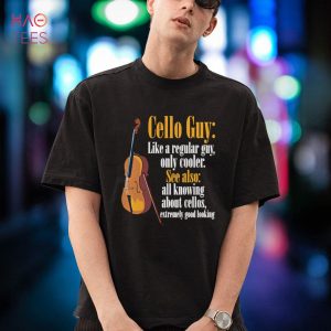 Cello Guy Definition Cello Player Cellists Cello Instrument Shirt