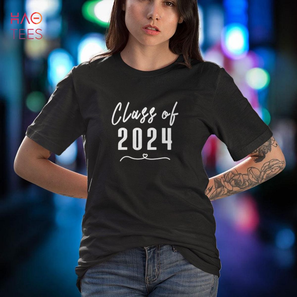 Graduating Class of 2024 Senior High School - Heart Swash Shirt Graduating Class of 2024 Senior High School - Heart Swash Shirt