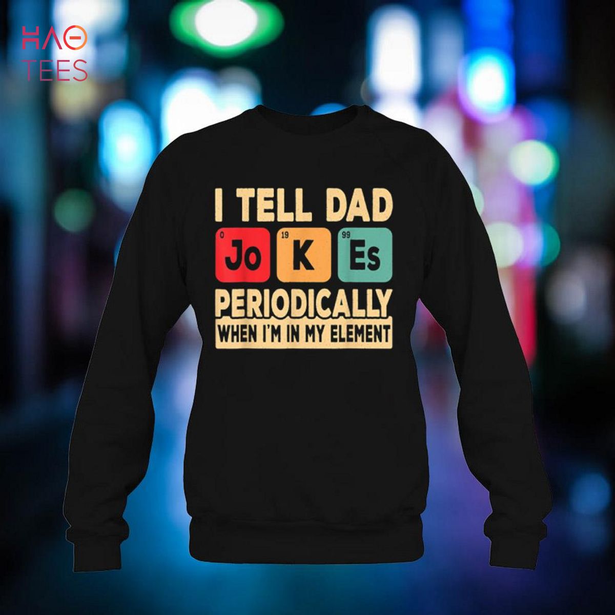 I Tell Dad Jokes Periodically Funny Retro Father Daddy Shirt