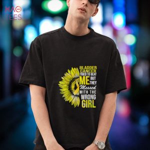 Womens Bladder Cancer You Messed With The Wrong Girl Shirt