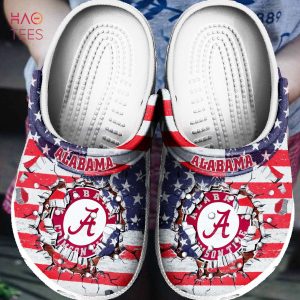 Alabama Flag Crocs Clog Shoes