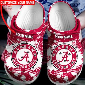 Alabama Football Crocs Clog Shoes