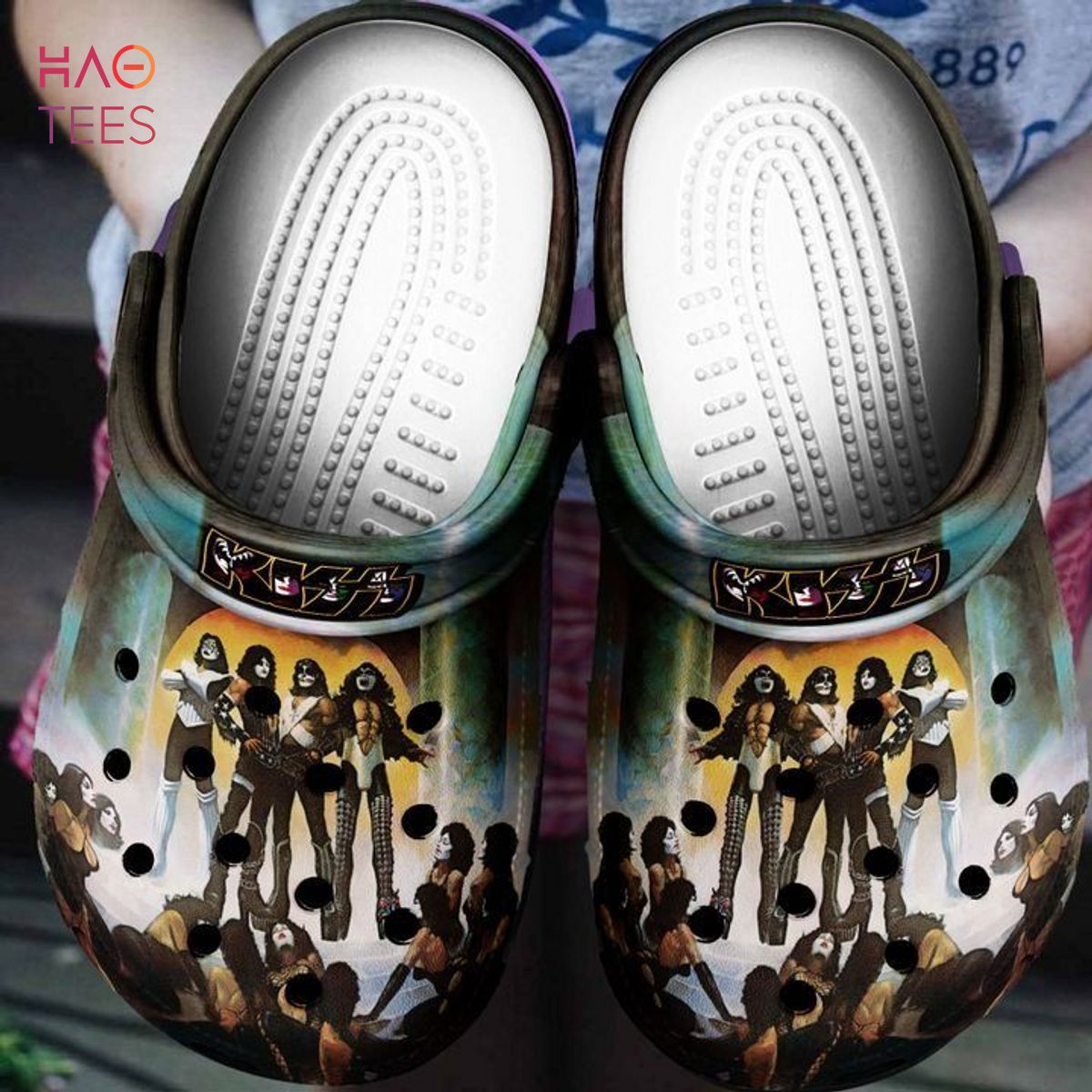 Amazon Kiss Rock Band Crocs Clog Shoes
