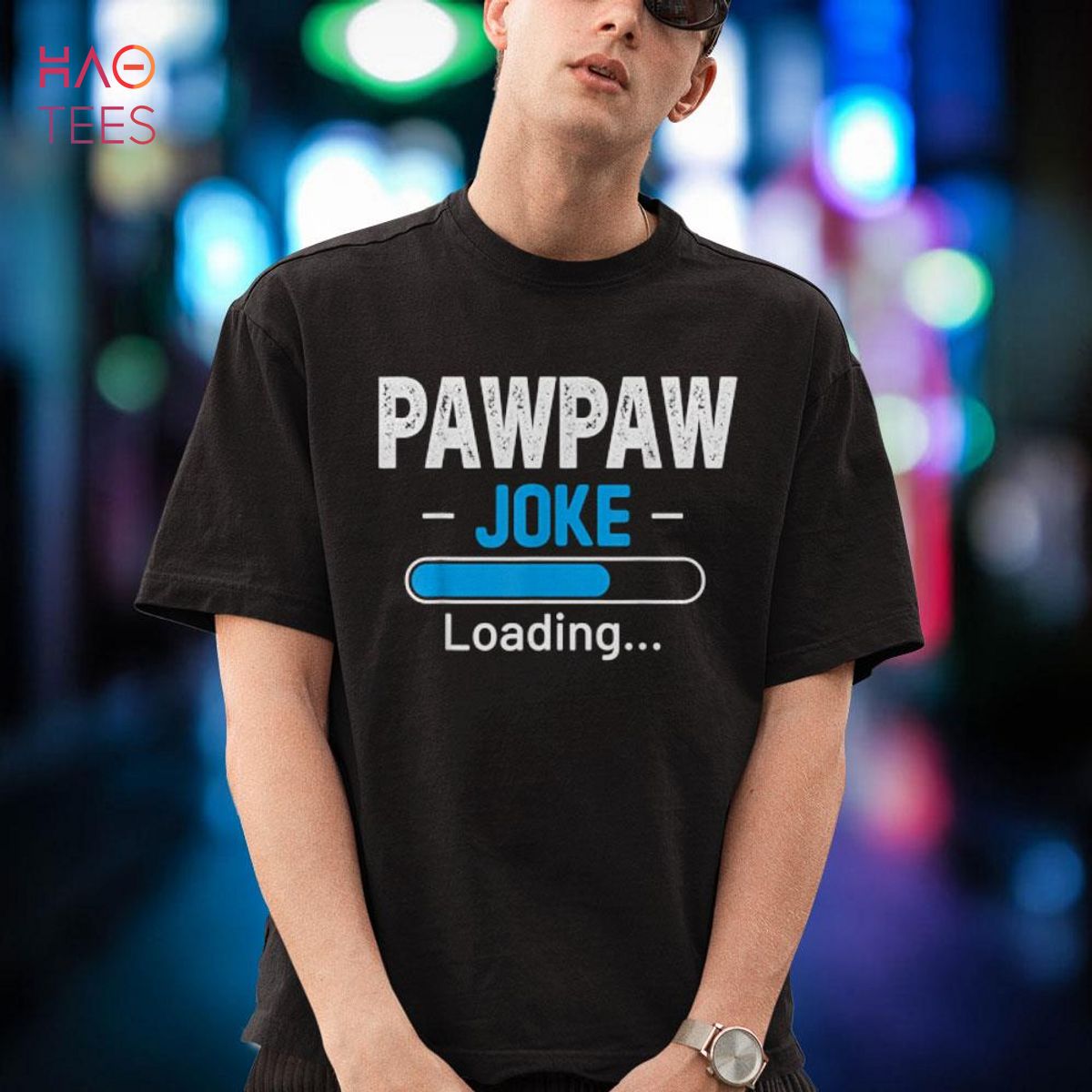Mens Funny Pawpaw Joke Loading Daddy Fathers Day Humor Grandpa Shirt