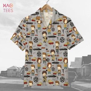 Supernatural Series Pattern Hawaiian Shirt