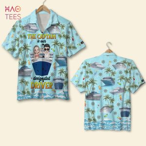 The Captain Is Our Designated Driver, Personalized Hawaiian Shirt and Men Beach Shorts, Gifts for Cruising Lovers
