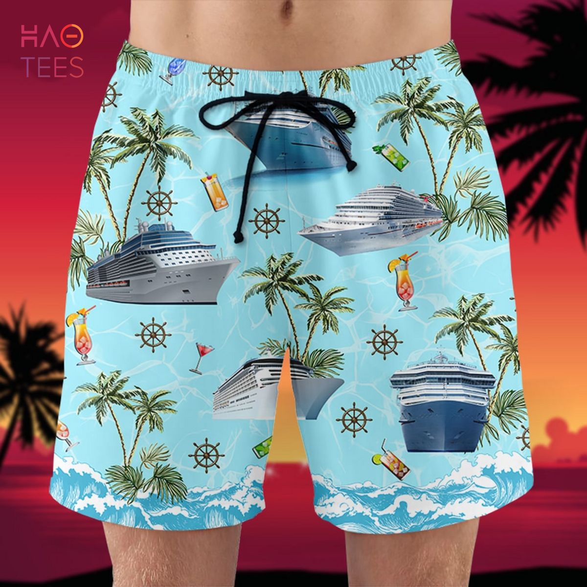 The Captain Is Our Designated Driver, Personalized Hawaiian Shirt and Men Beach Shorts, Gifts for Cruising Lovers The Captain Is Our Designated Driver, Personalized Hawaiian Shirt and Men Beach Shorts, Gifts for Cruising Lovers