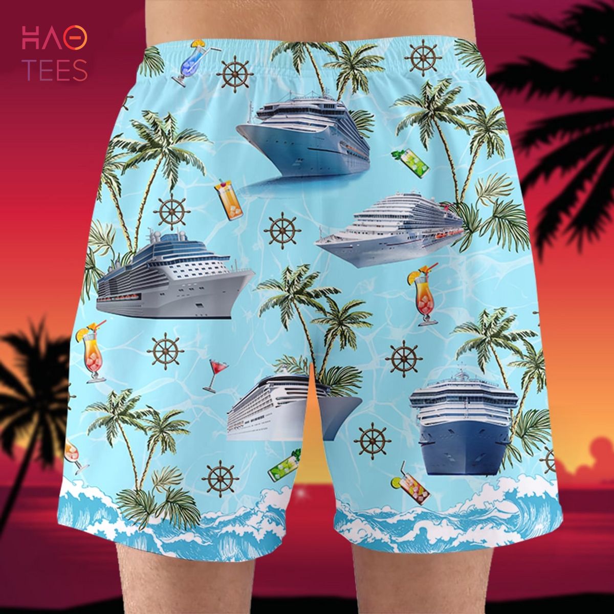 The Captain Is Our Designated Driver, Personalized Hawaiian Shirt and Men Beach Shorts, Gifts for Cruising Lovers The Captain Is Our Designated Driver, Personalized Hawaiian Shirt and Men Beach Shorts, Gifts for Cruising Lovers