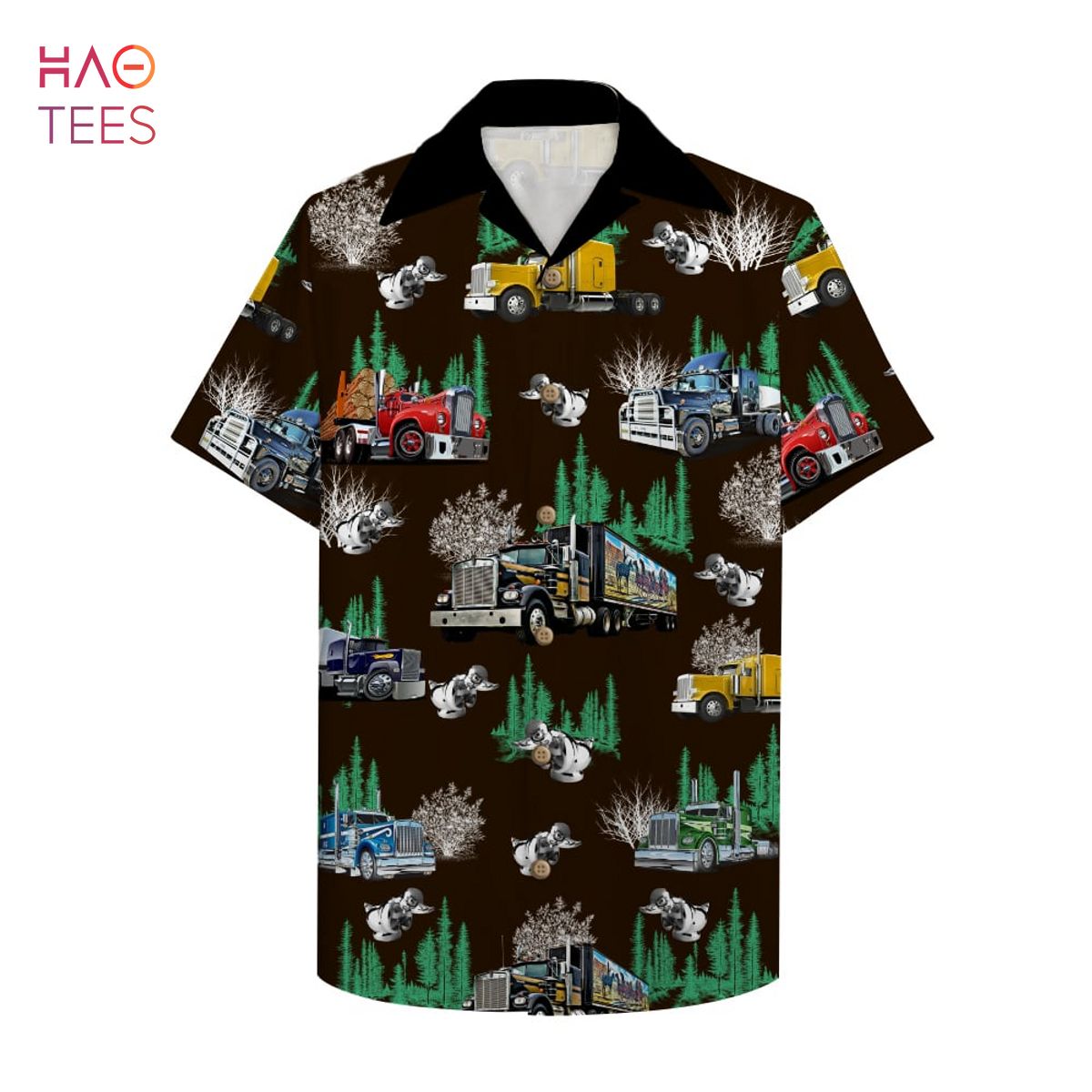 Trucker Limited Edition Hawaiian Shirt, Aloha Shirt Trucker Limited Edition Hawaiian Shirt, Aloha Shirt