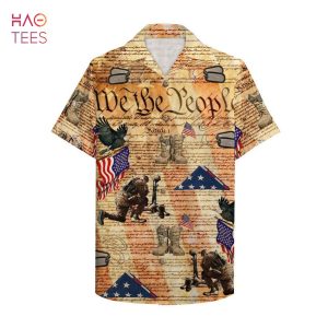 Veteran We the people Hawaiian Shirt, Aloha Shirt