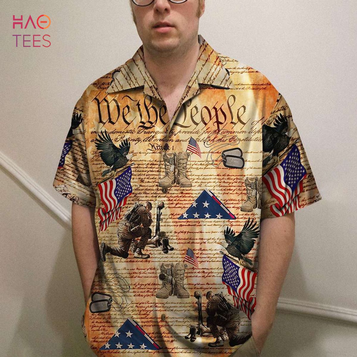 Veteran We the people Hawaiian Shirt, Aloha Shirt Veteran We the people Hawaiian Shirt, Aloha Shirt