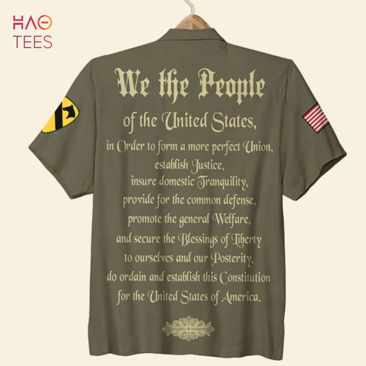 We The People Veteran Hawaii Shirt and Men Shorts We The People Veteran Hawaii Shirt and Men Shorts