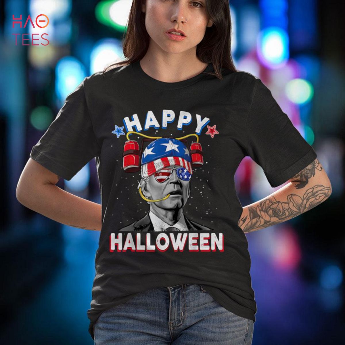 Happy Halloween Joe Biden Drink Beer 