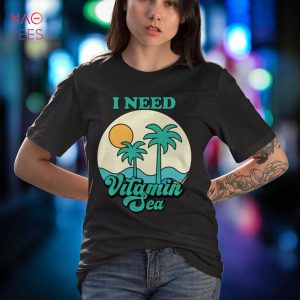 I Need Vitamin Sea Tropical Family Vacation Summer Graphic Shirt