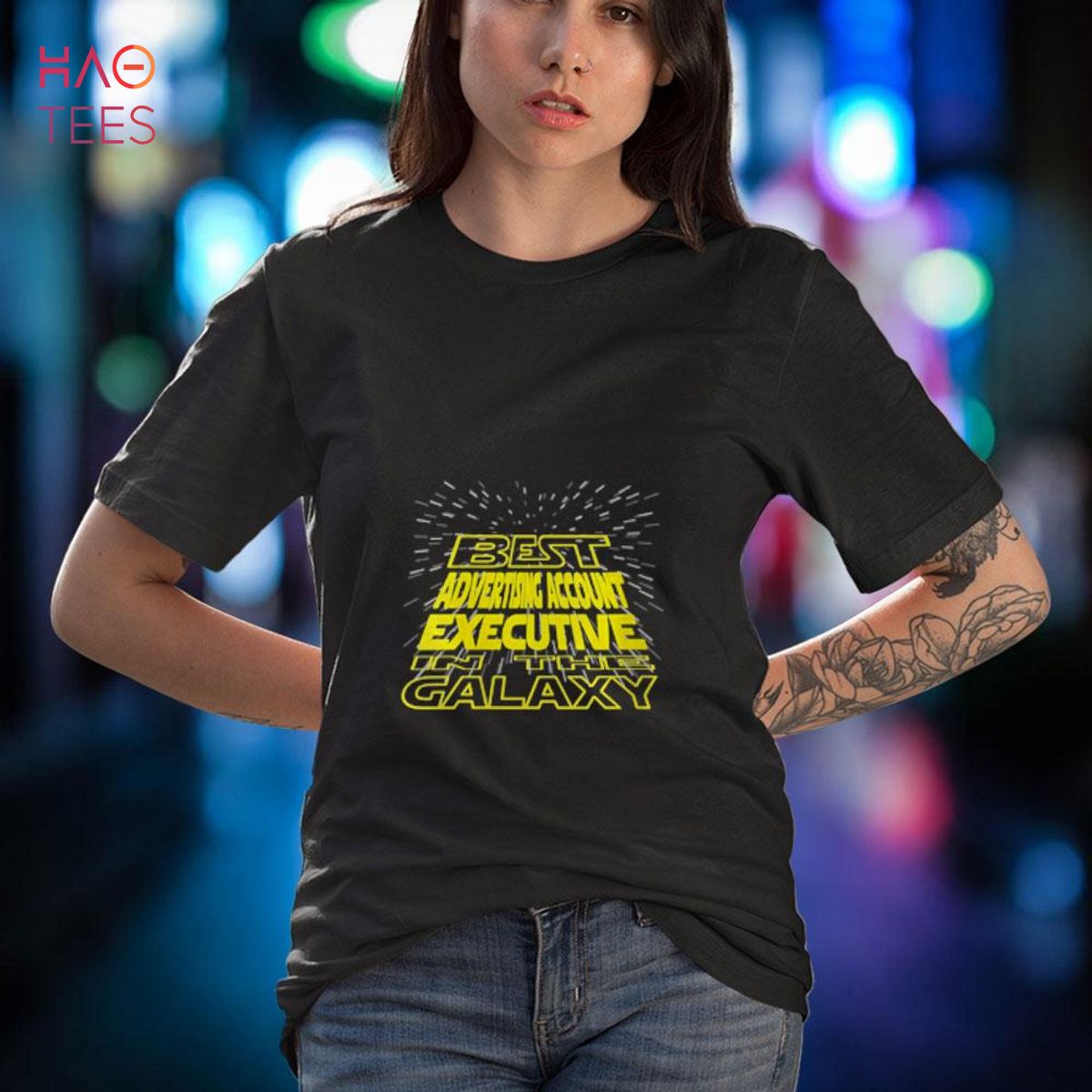 Women’s Advertising Account Executive Funny Cool Galaxy Job Shirt