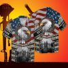 4th Of July Independence Day American Firefighter Eagle 2 Hawaiian Shirt