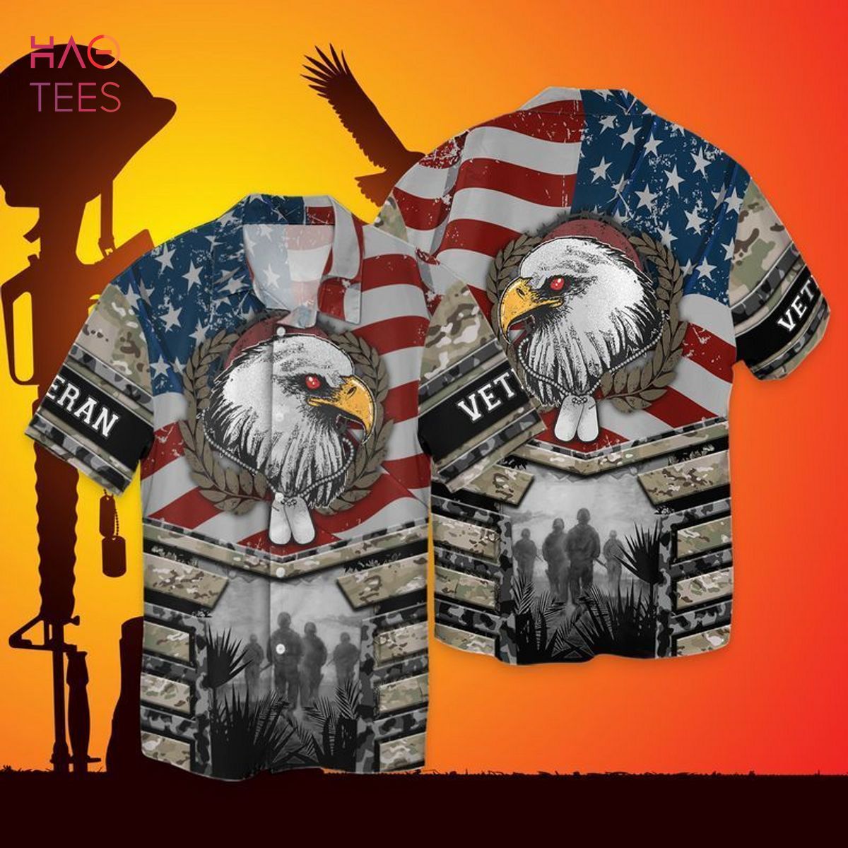 4th Of July Independence Day American Eagle Veteran Hawaiian Shirt 4th Of July Independence Day American Eagle Veteran Hawaiian Shirt