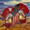 4th Of July Independence Day American Flag Jesus One Mation Under God Eagle Hawaiian Shirt