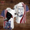 4th Of July Independence Day American Flag Jesus One Mation Under God Eagle Hawaiian Shirt