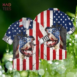 TREND 4th Of July Independence Day American Pitbull Hawaiian Shirt