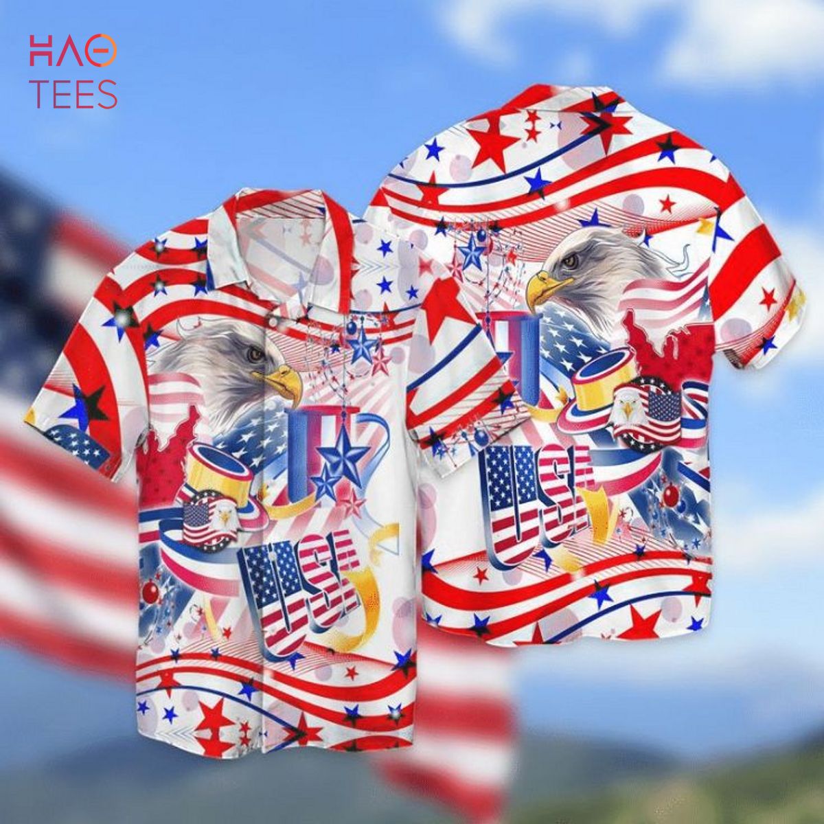 4th Of July Independence Day Eagle American Plag Usa Hawaiian Shirt 4th Of July Independence Day Eagle American Plag Usa Hawaiian Shirt