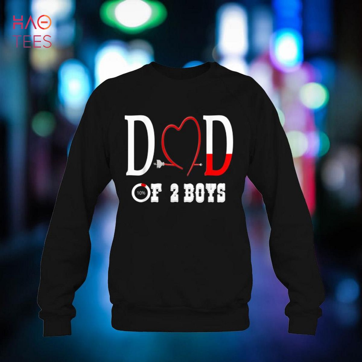 HOT TREND Mens DAD of 2 Boys, father or grandpa of 2 kids Shirt