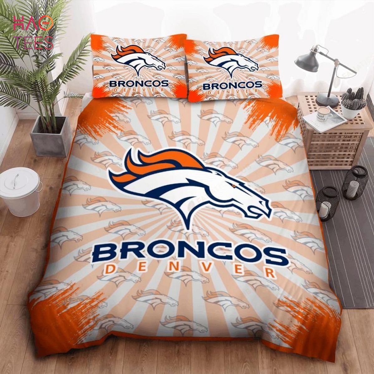 broncos quilt cover