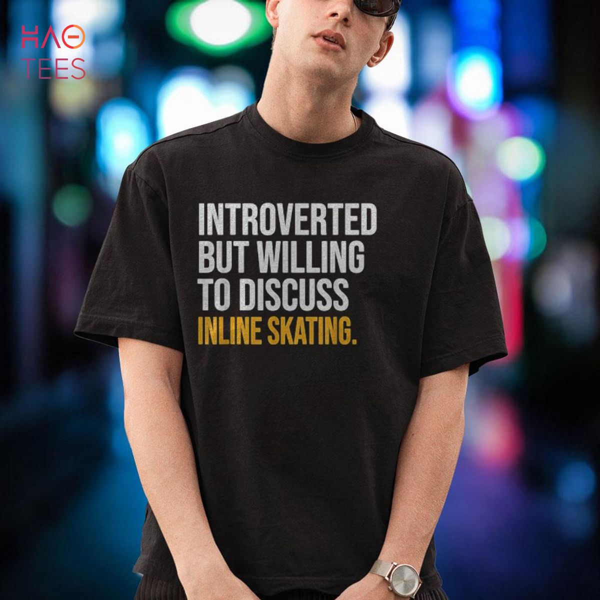 INTROVERTED BUT WILLING TO DISCUSS INLINE SKATING FUNNY Shirt