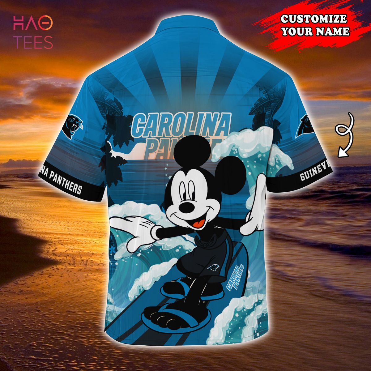 Carolina Panthers NFL Summer Customized Hawaiian Shirt