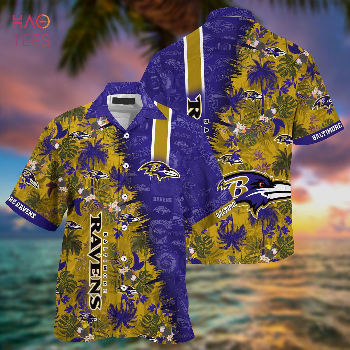 HOT Baltimore Ravens NFL Summer Hawaiian Shirt And Shorts