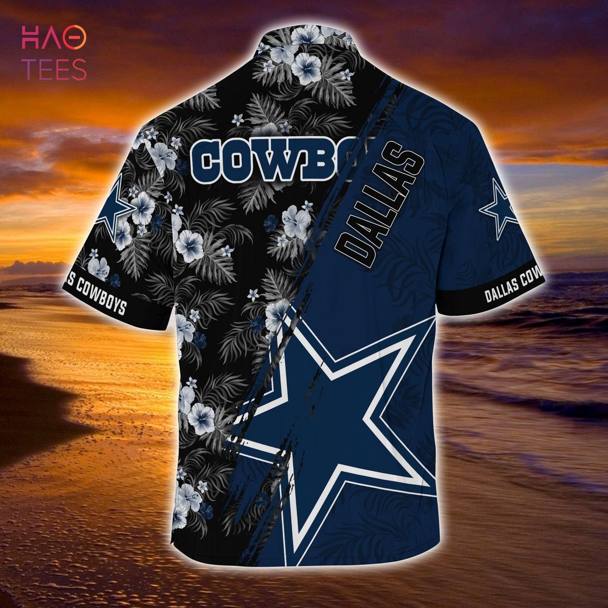 Mickey And Floral Dallas Cowboys NFL Summer Hawaiian Shirt