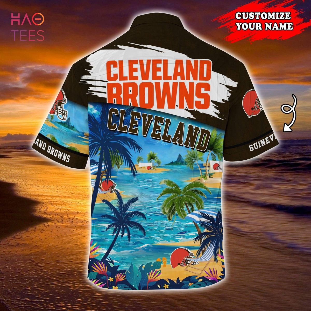 Cleveland Browns NFL Customized Summer Hawaiian Shirt