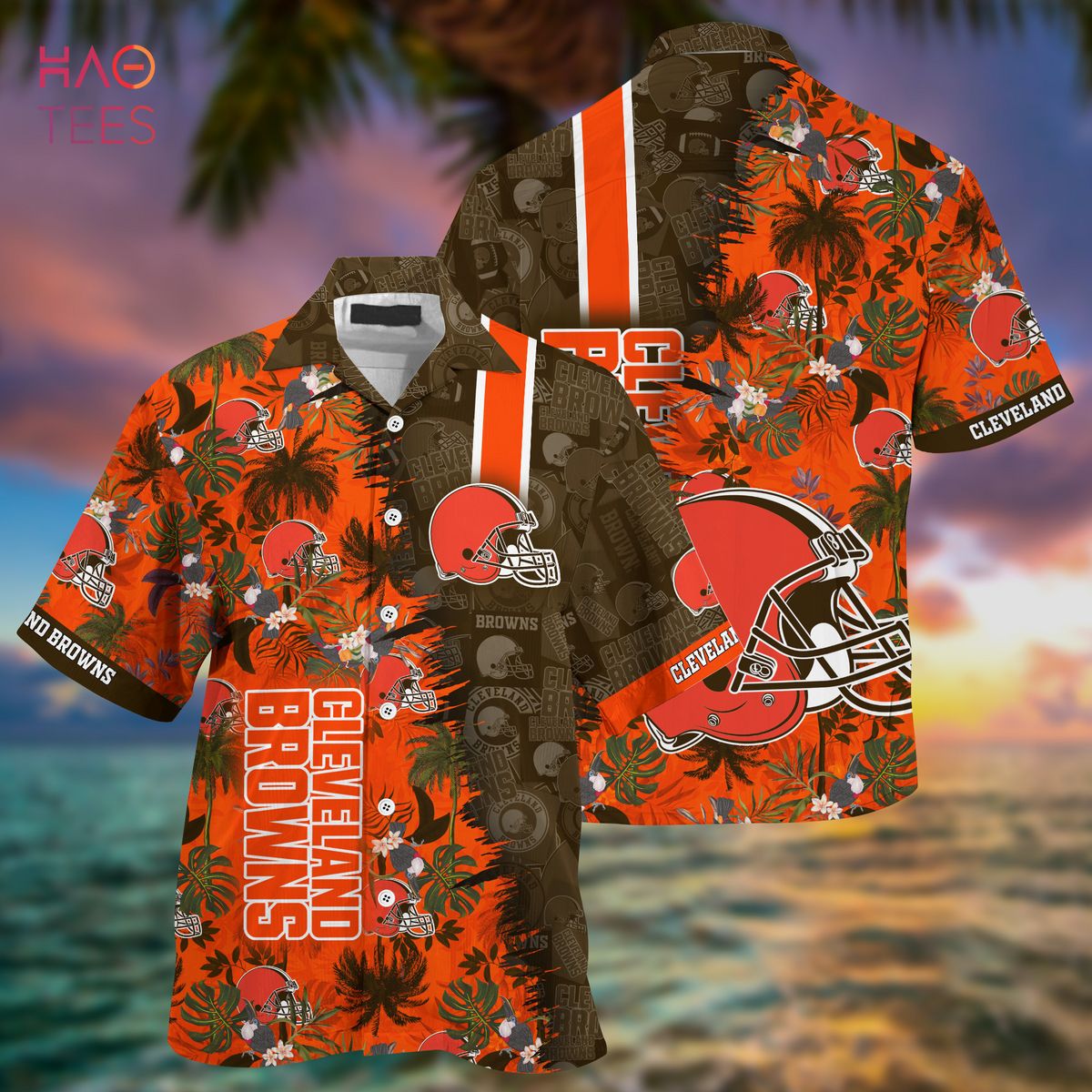 HOT Cleveland Browns NFL Summer Hawaiian Shirt And Shorts