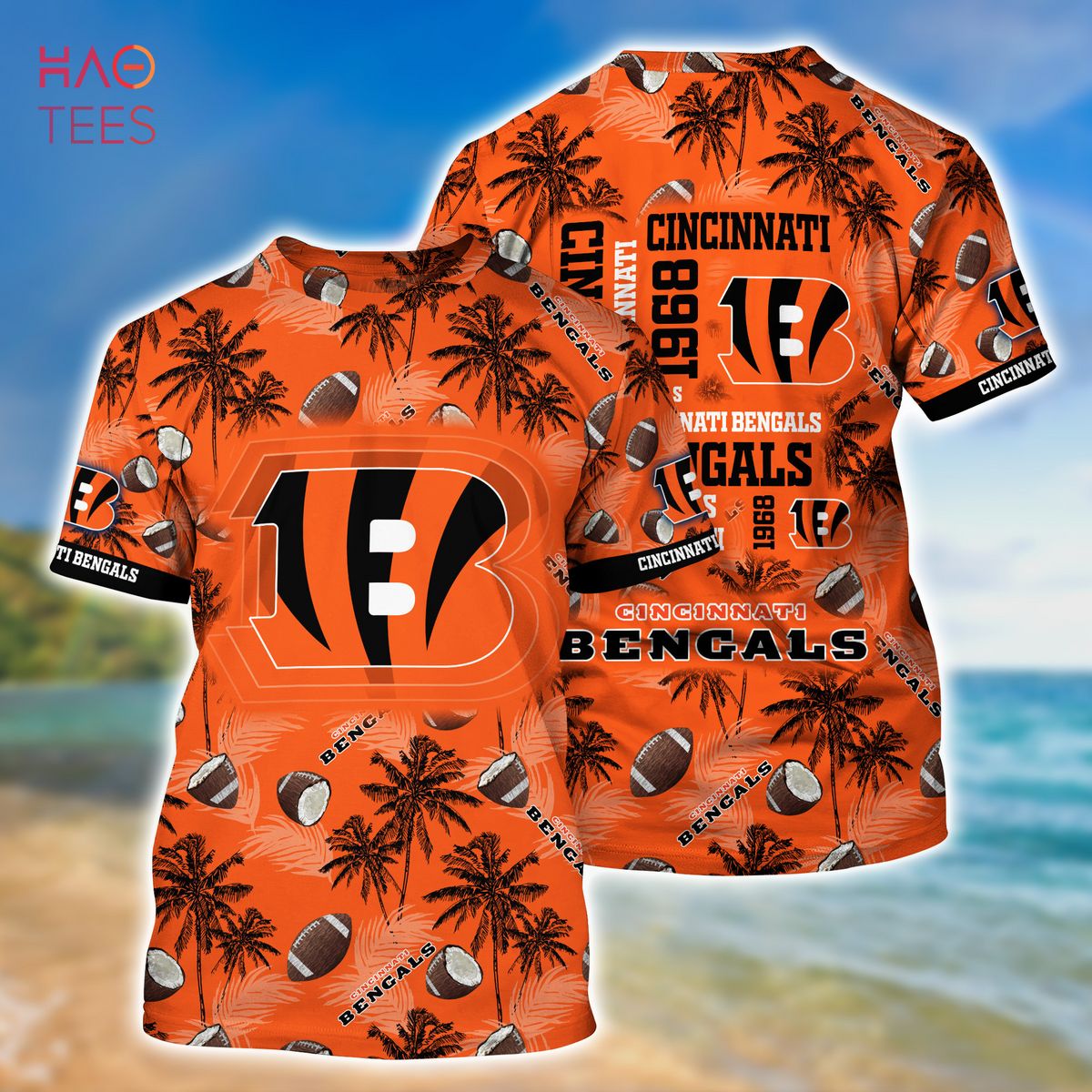 NEW SHIRT Cincinnati Bengals NFL Hawaiian Shirt