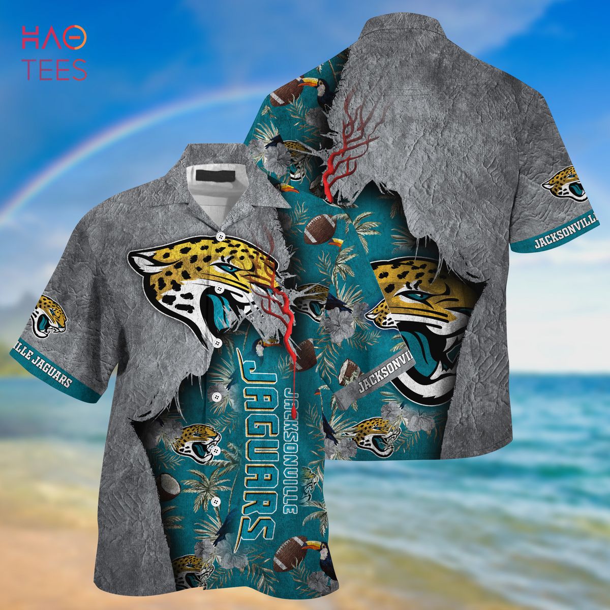 NEW Jacksonville Jaguars NFL God Hawaiian Shirt