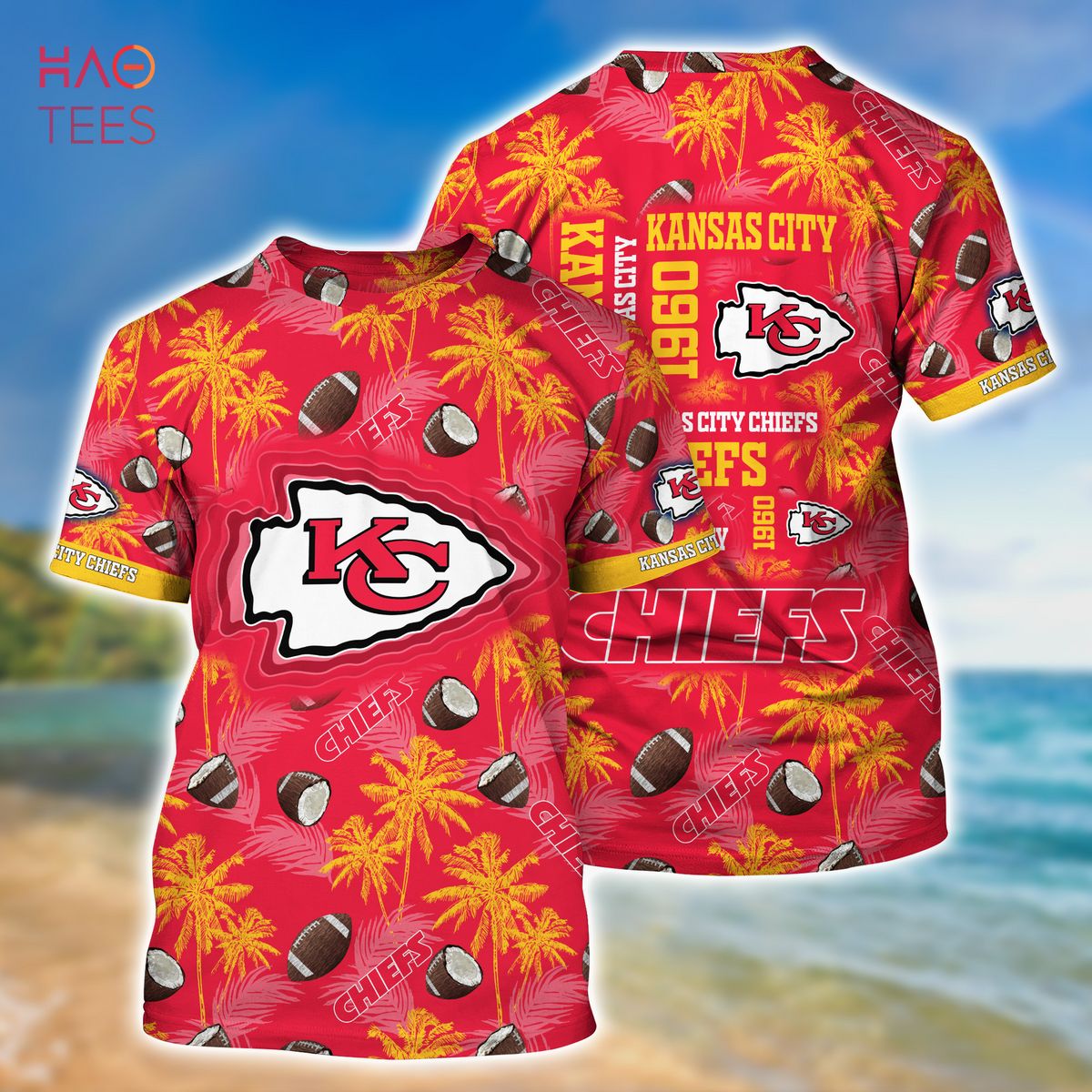 NEW Kansas City Chiefs NFL Hawaiian Shirt