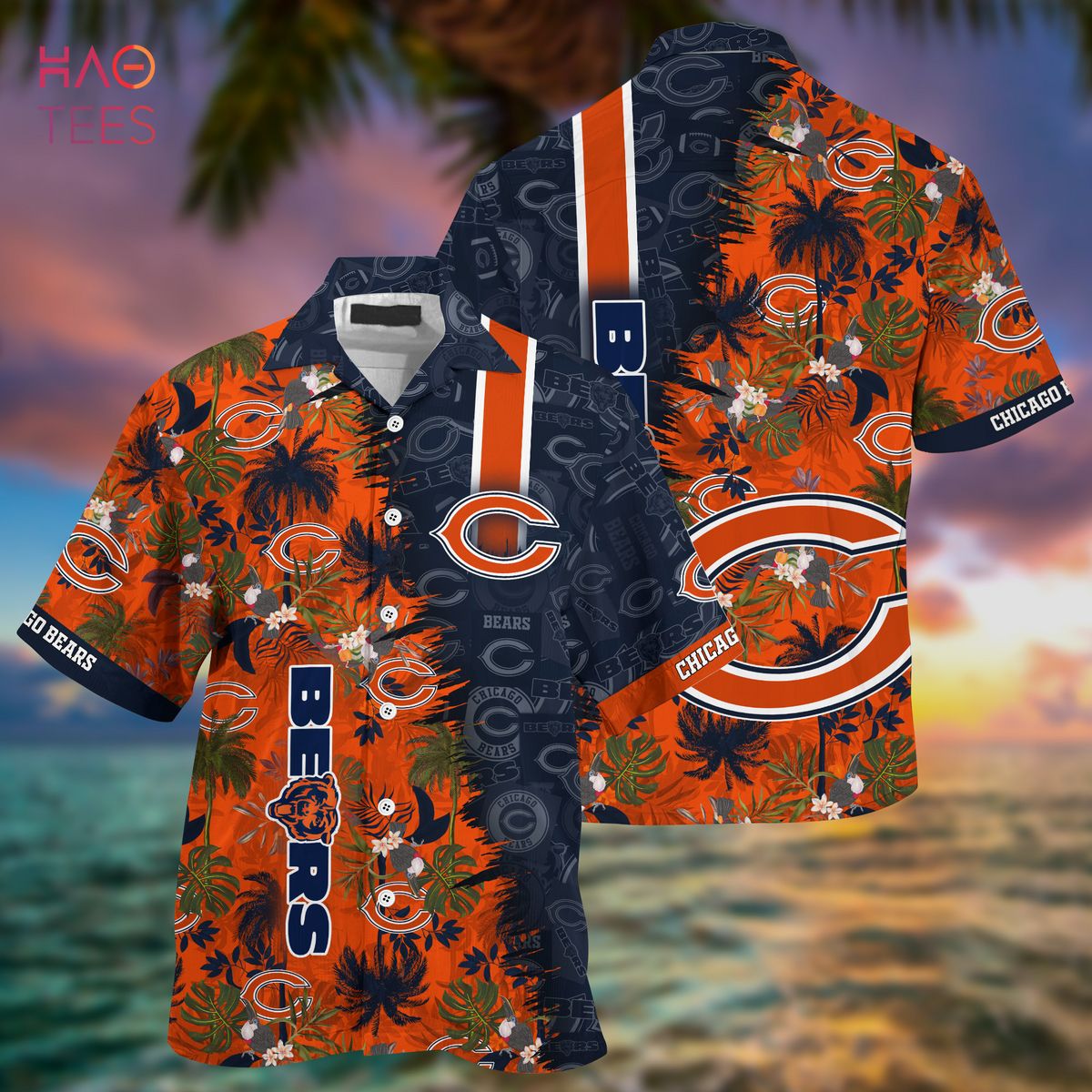 HOT Chicago Bears NFL Summer Hawaiian Shirt And Shorts