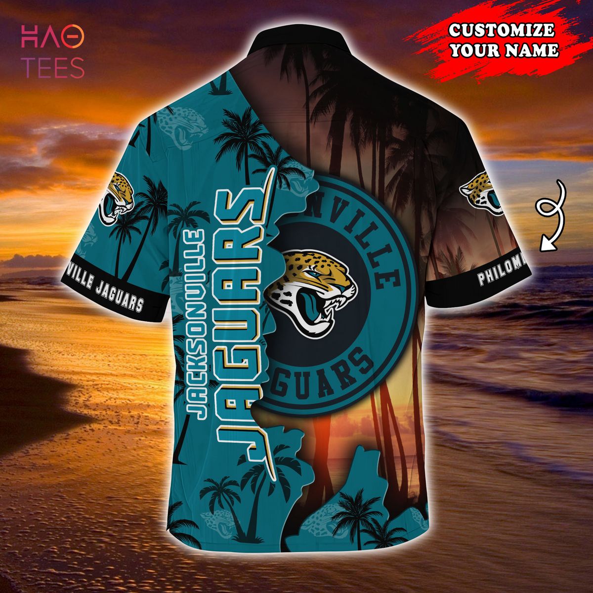 NEW FASHION Jacksonville Jaguars NFL Customized Summer Hawaiian Shirt