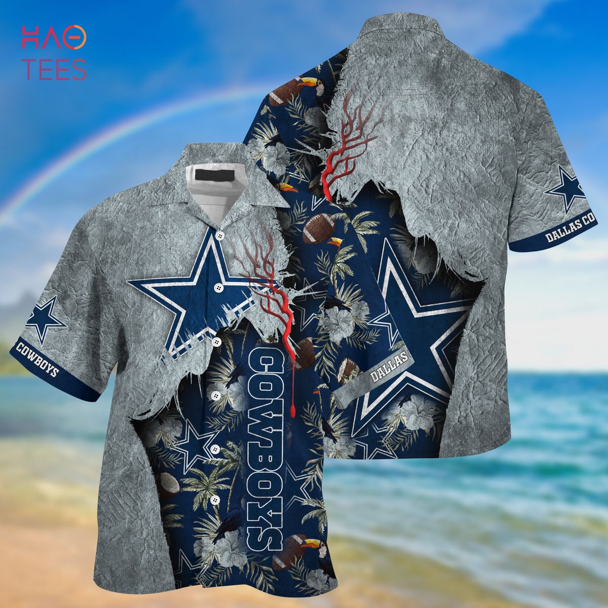NEW Dallas Cowboys NFL God Hawaiian Shirt