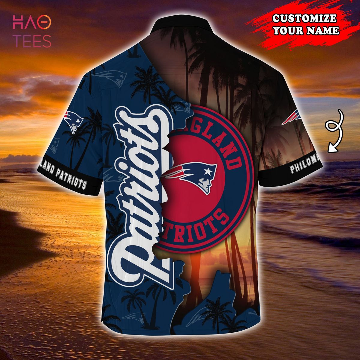 New England Patriots NFL Customized Summer Hawaiian Shirt 3D