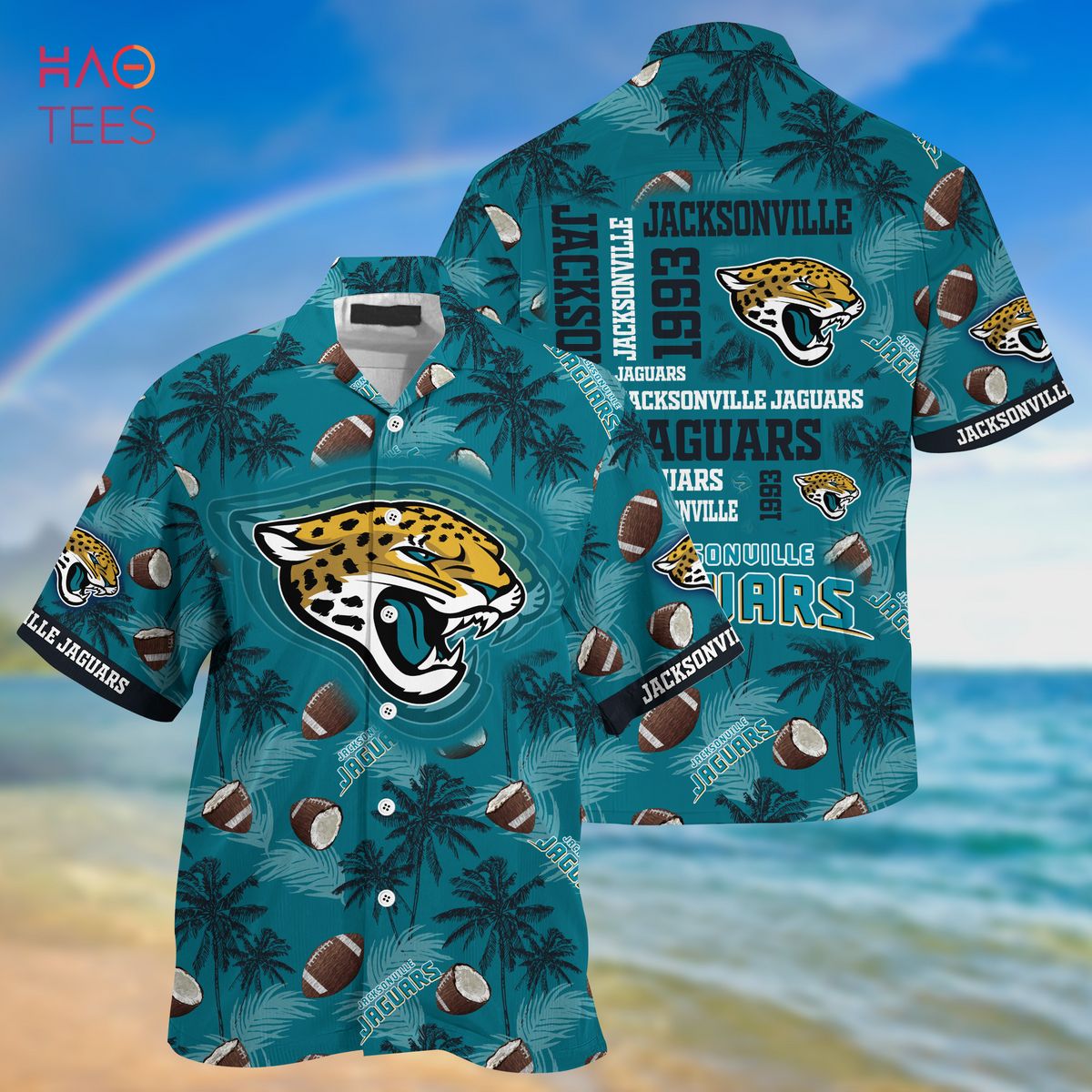 NEW Jacksonville Jaguars NFL Hawaiian Shirt 3D