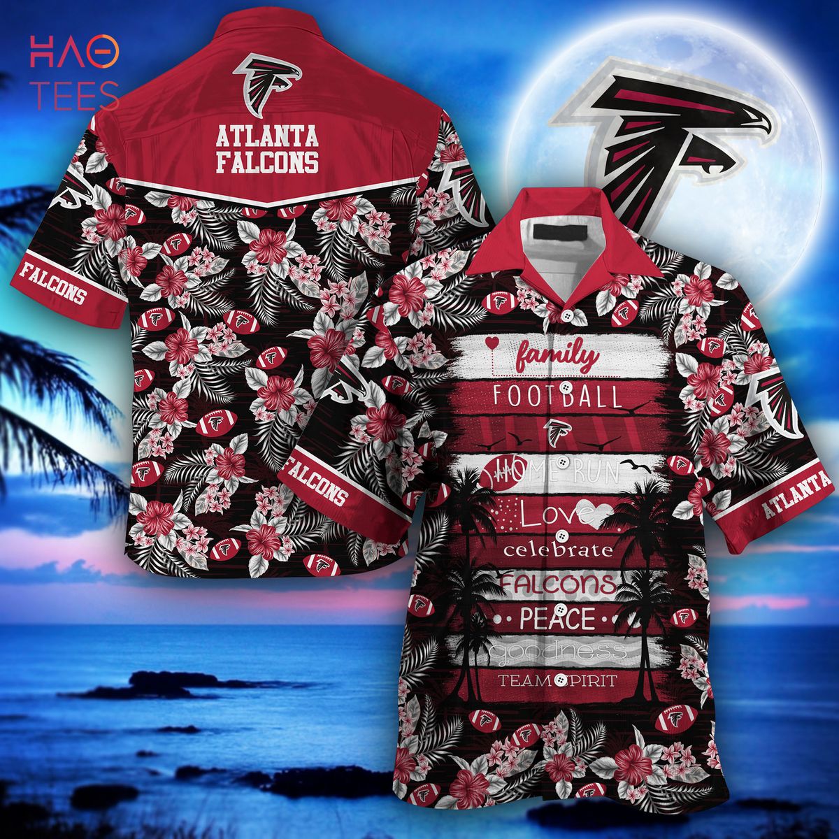 NEW Atlanta Falcons NFL Hawaiian Shirt