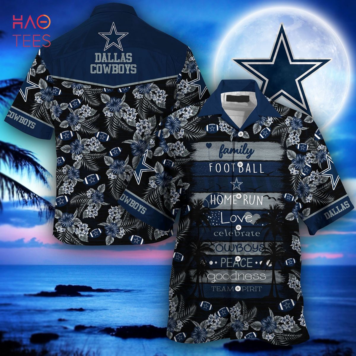NEW Dallas Cowboys NFL Hawaiian Shirt
