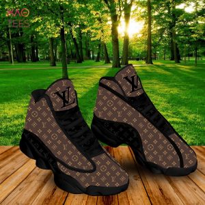 Louis Vuitton Black Brown Air Jordan 11 Sneakers Shoes Hot 2022 LV Gifts