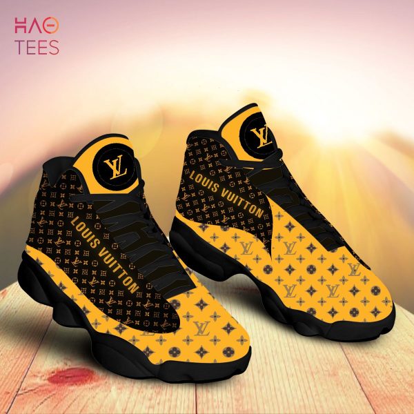 NEW Louis Vuitton Air Jordan 13 Yellow Mix LV Shoes